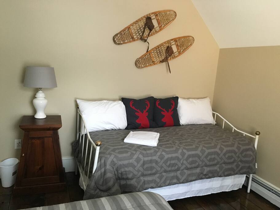 2nd Floor Bedroom see other Grey comforter pic