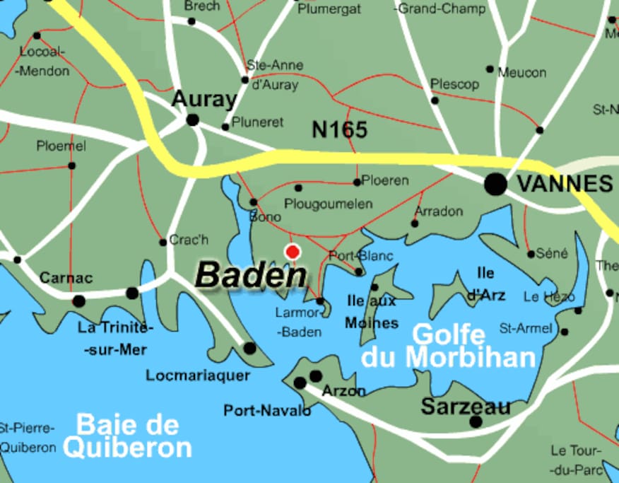 Carte du Golfe