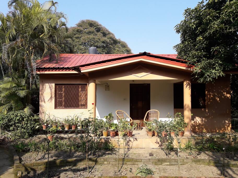 Rear View of Annex with private verandah and garden