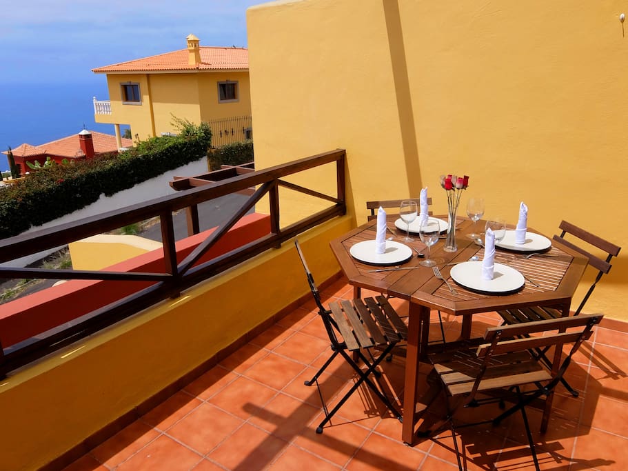 Terrace with Atlantic Ocean view
