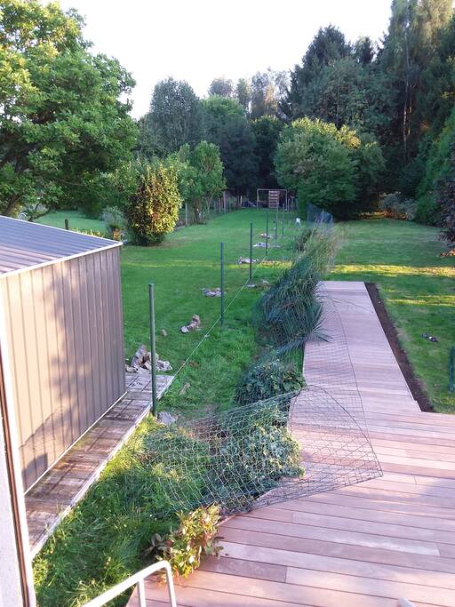 Jardin au moment des travaux