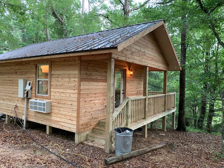 The Hickory Cabin Cabins for Rent in Brookhaven, Mississippi, United