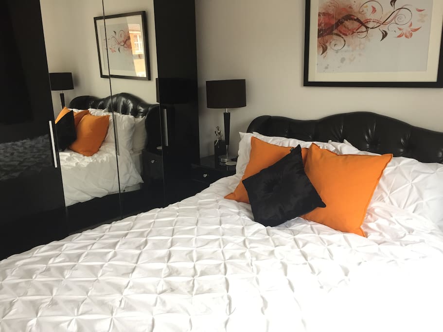 Comfortable guest bedroom