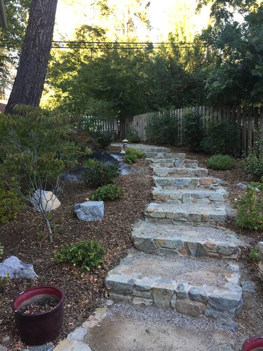 Walk through the yard to Boulder Street.