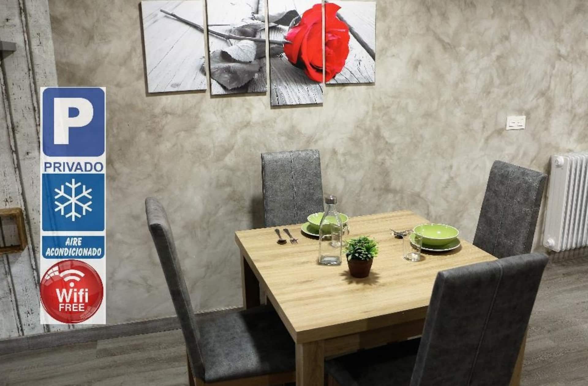 Beautiful Studio ”La Muralla” Parking, Wi-Fi, A/C