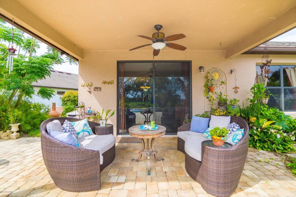 Relax in any of the seating areas and enjoy the view.