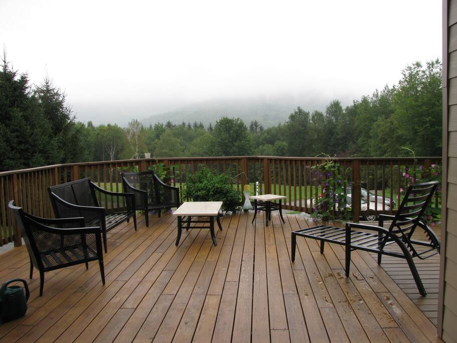 One foggy morning.