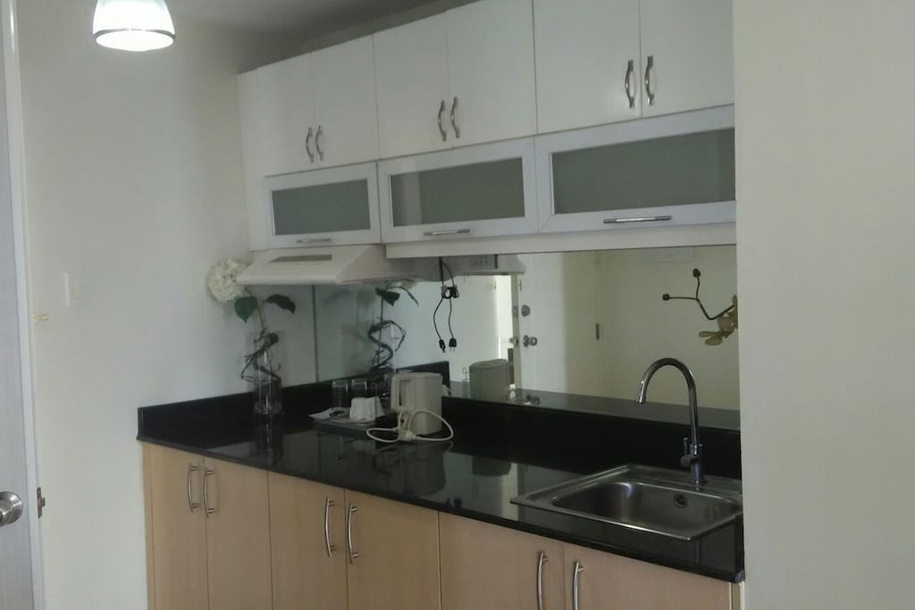 kitchen with dinnerwares