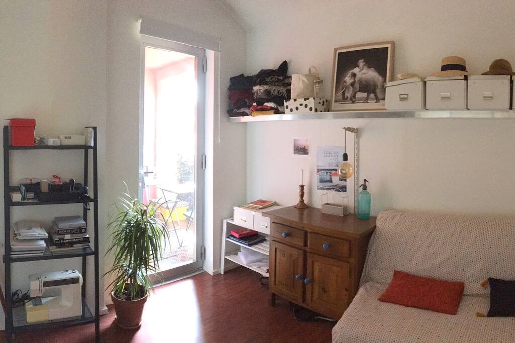 Accès à la terrasse