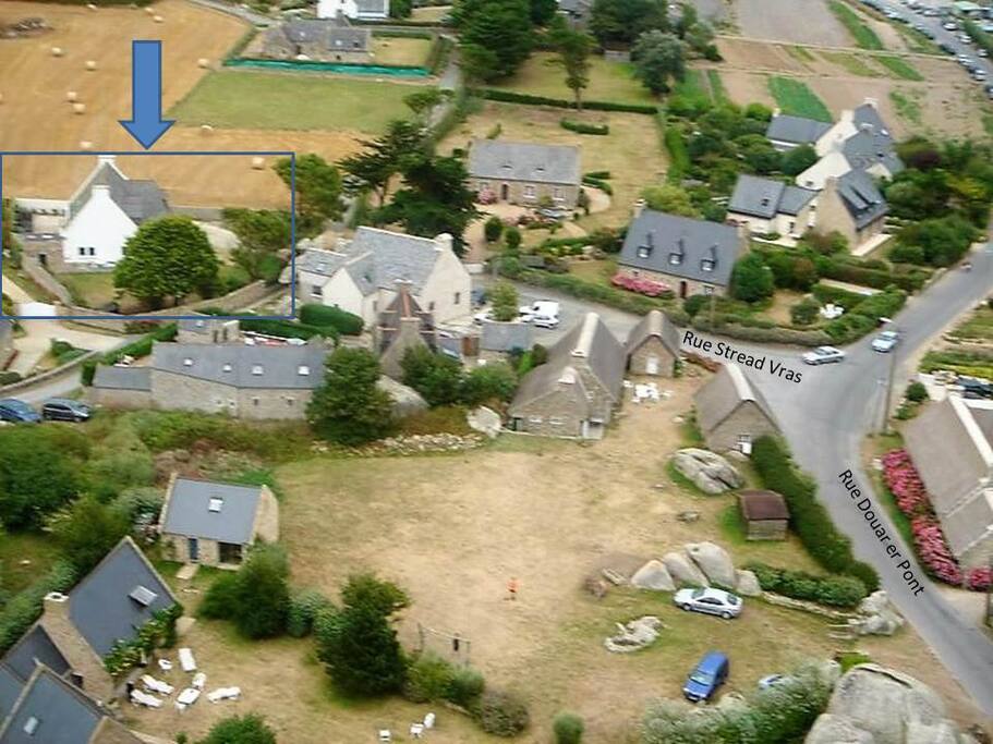 Le quartier et la situation de la
maison