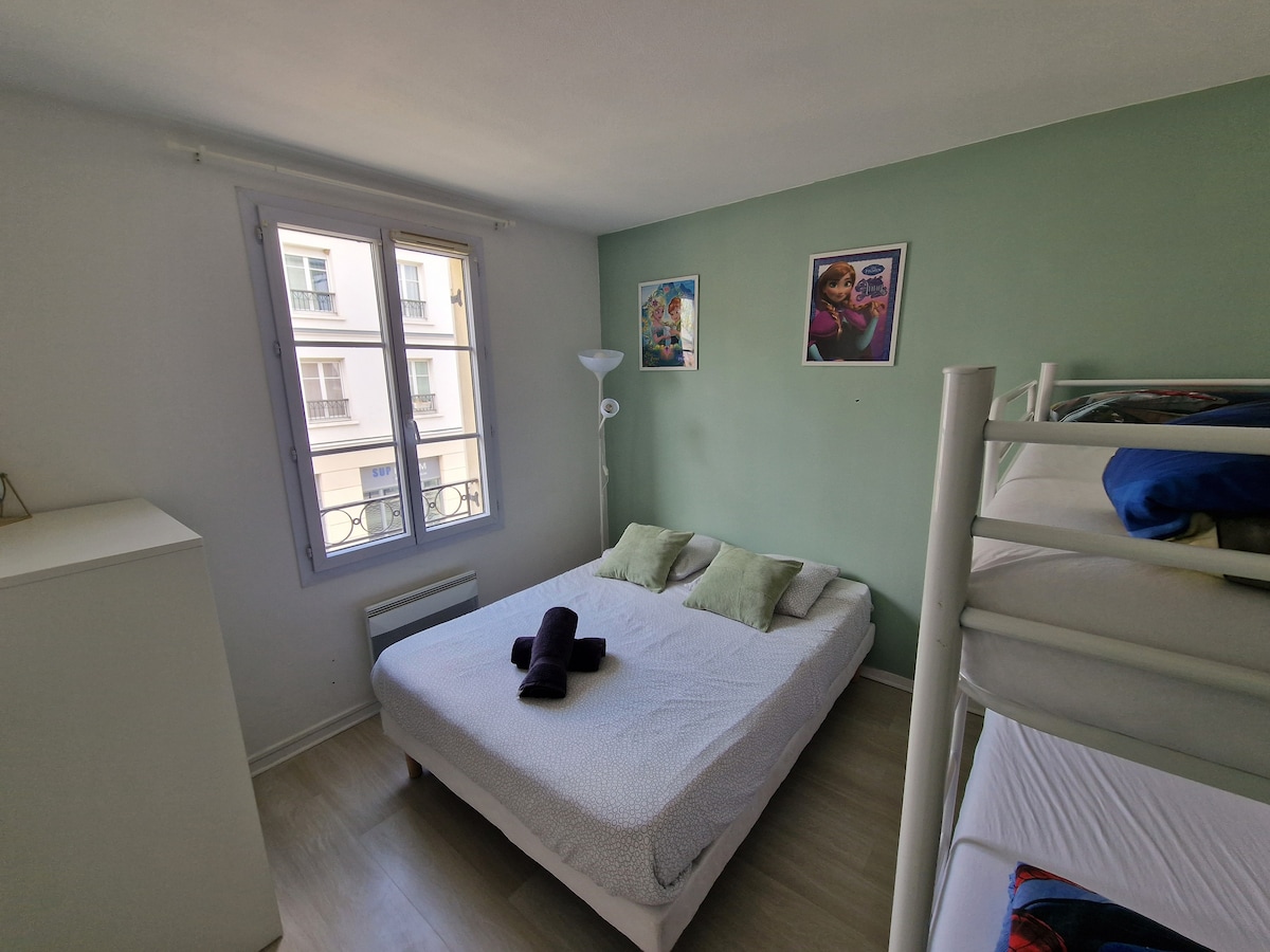 Спална соба 2: еден брачен и еден кревет на спрат: за 4 лица