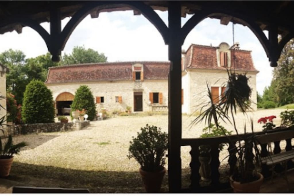 Vue sur la maison