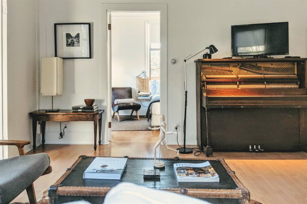 You play? The cottage inherited a piano.