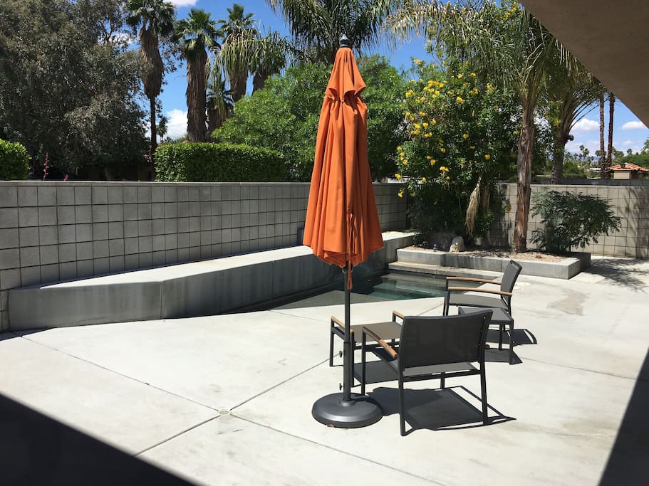 Front Patio with Spa
