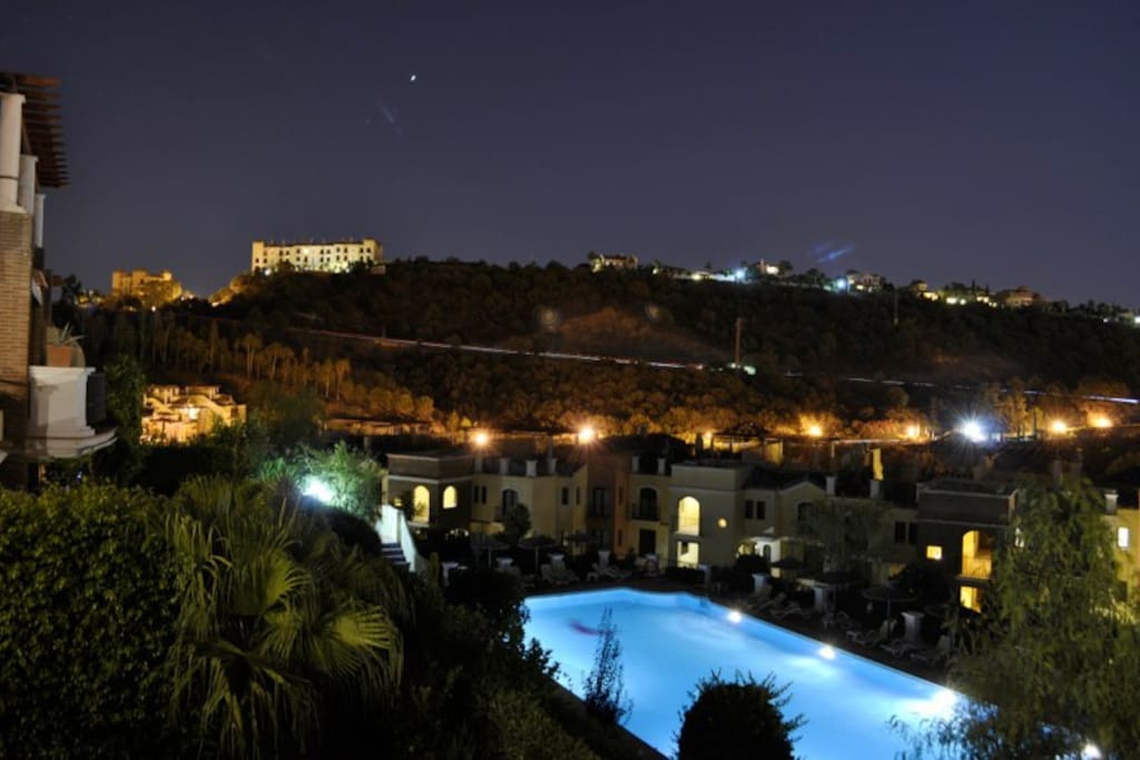 The breathtaking views at night!
