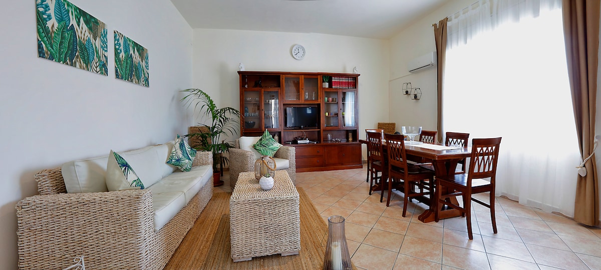 סלון/פינת אוכל בתוך הבית הראשי