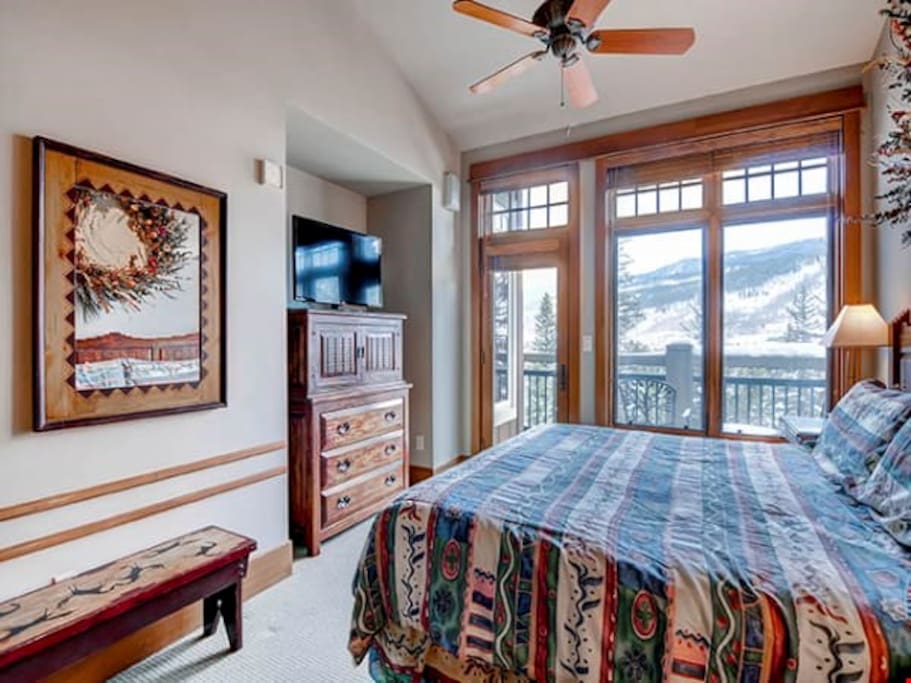 Get a good night's rest in the spacious master bedroom.