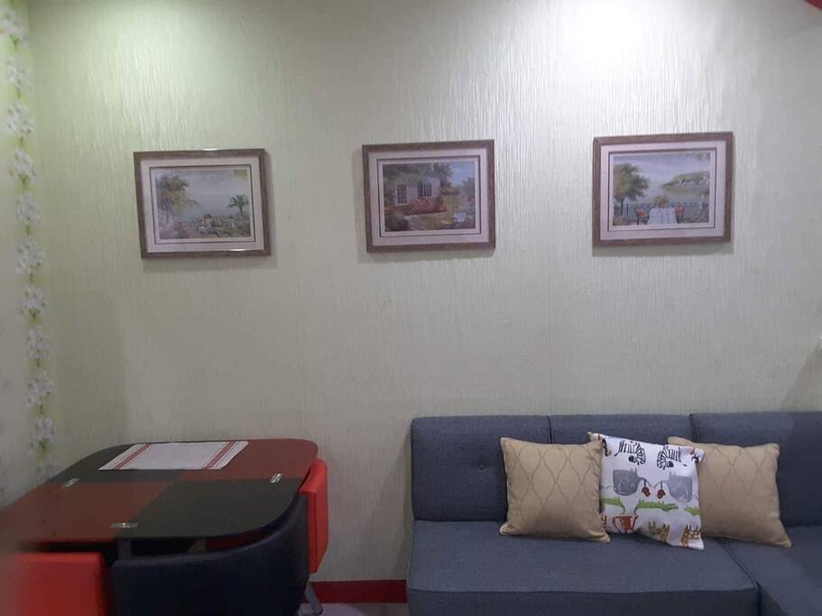 full view of the dining and living areas