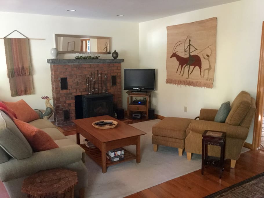 Relax in the living room.