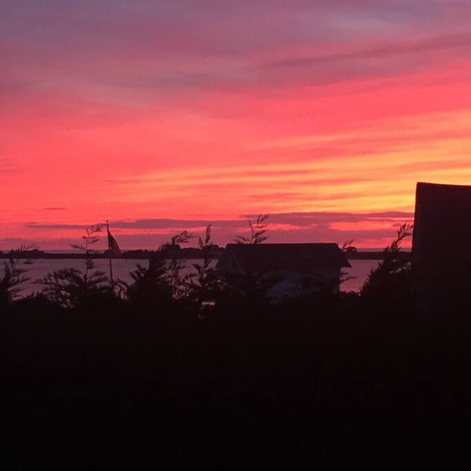 Sunset View of Great Salt Pond