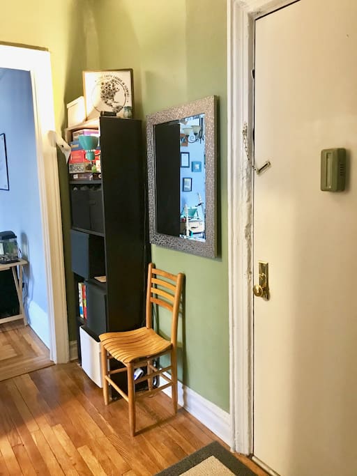 Entry way with Game Bookshelf