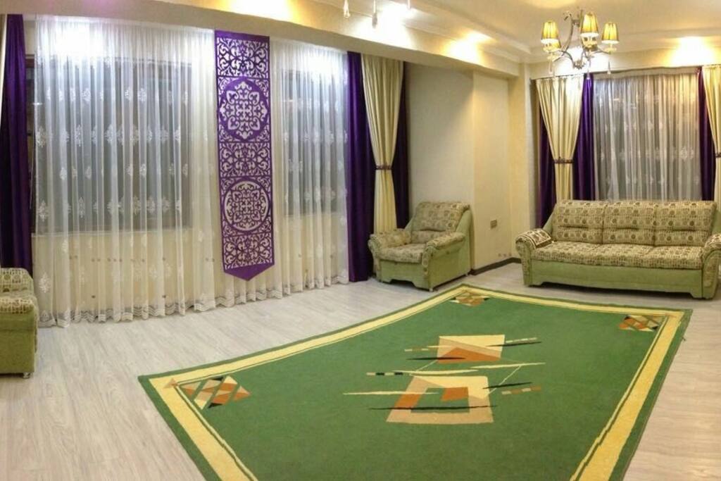 spacious living room