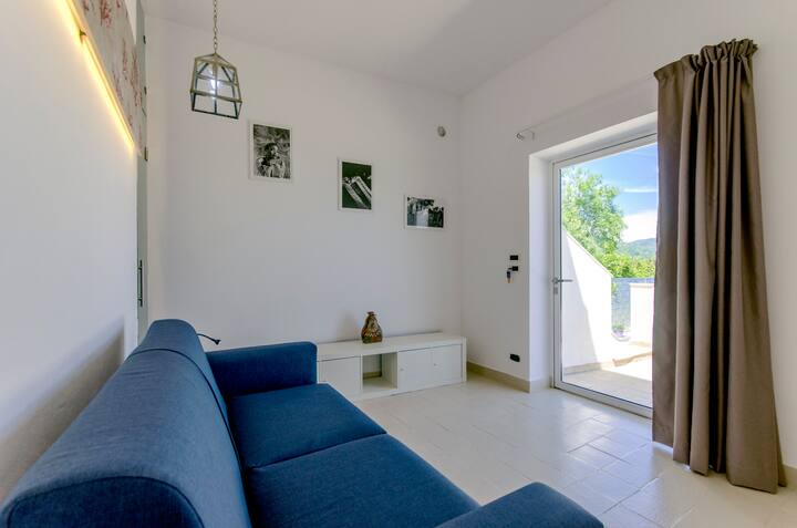 Sala DE estar com JARDIM DA VILA ZAGARA 
+ entrada