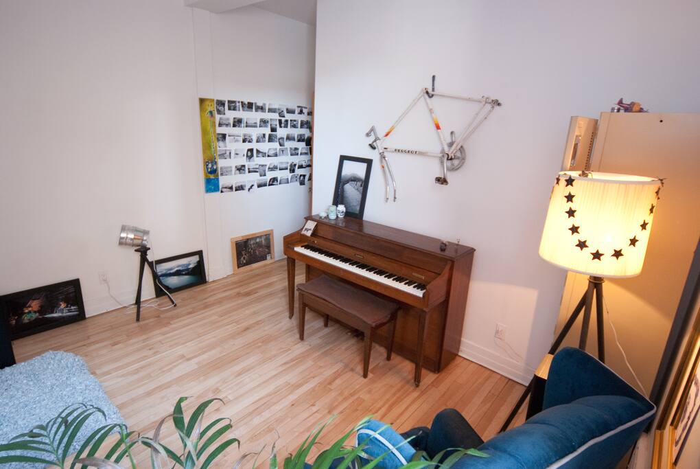 A tuned (!!) piano :)