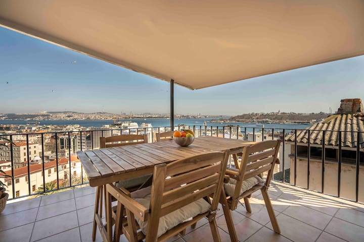 *Bosphorus Paradise* & Private Terrace!/Duplex