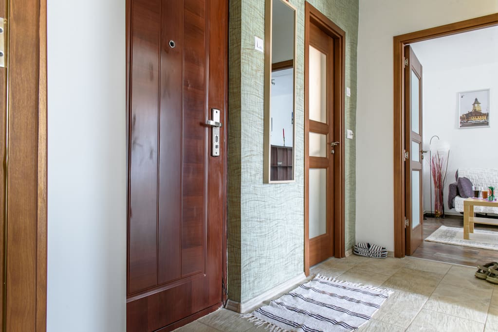 The entrance into the apartment