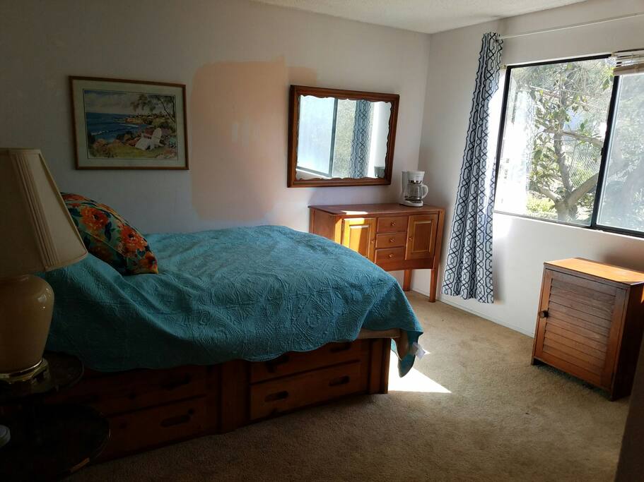 Large personal room with view, coffee pot, locked entrance
