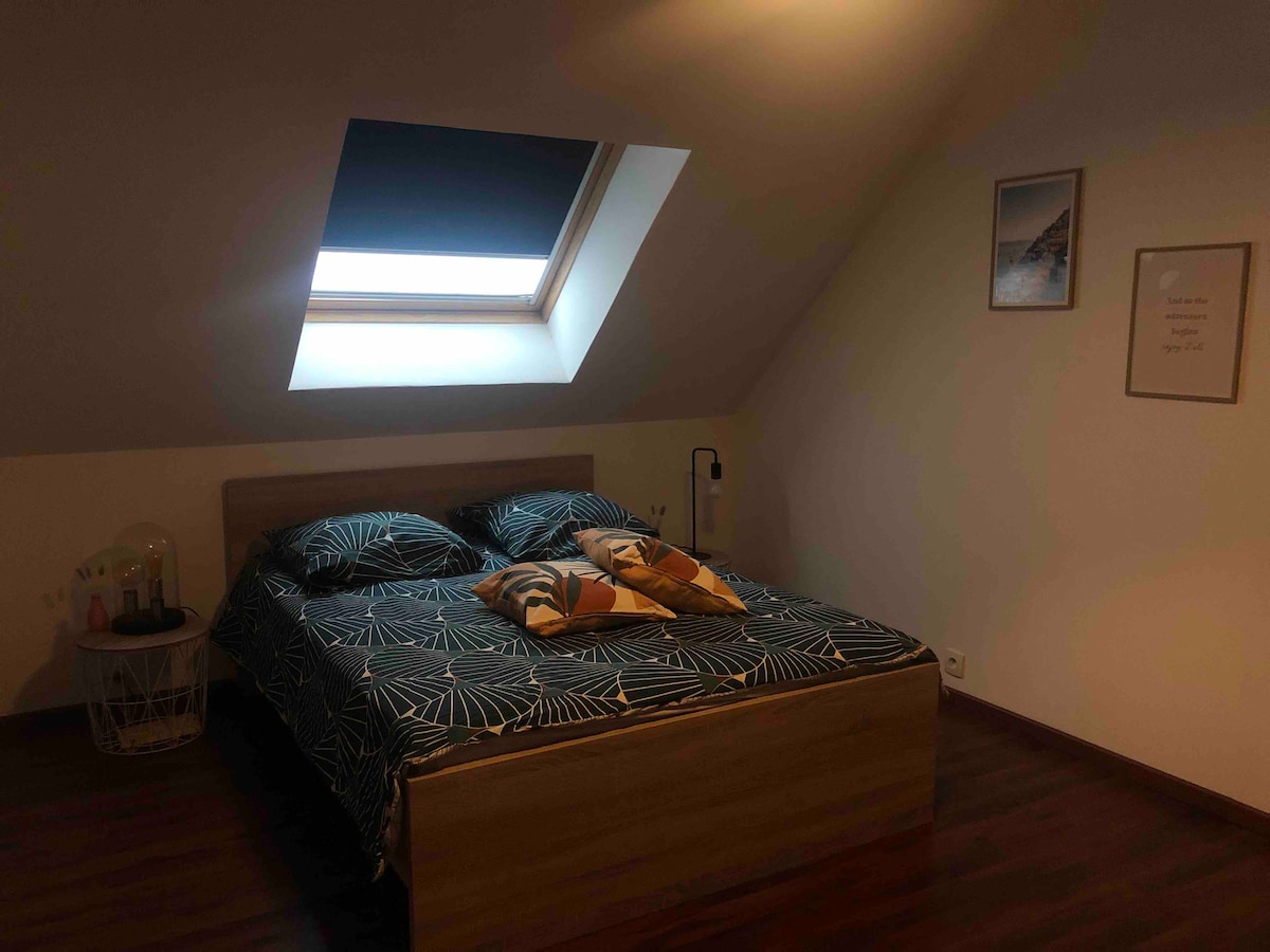 Spavaća soba 1 s televizorom