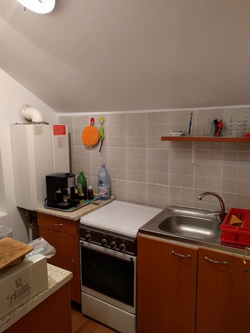 Kitchen - small but well equipped