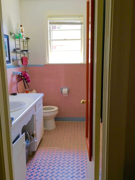 Shared, clean bathroom