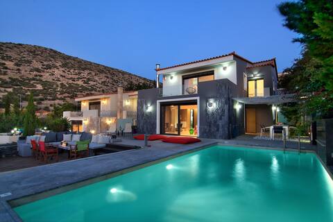 Villa Adam with private pool next to the beach