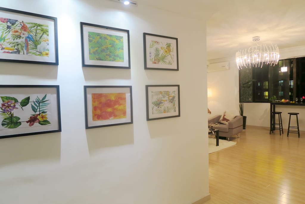 living room wall