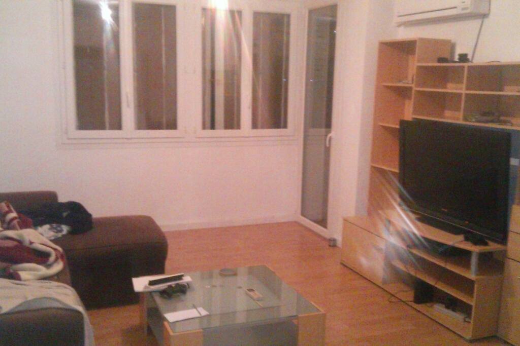 Accès au balcon