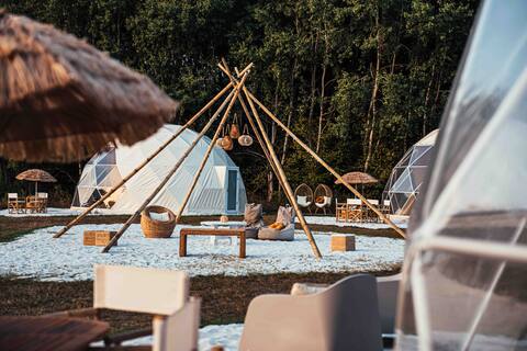 Sleep in a Luxury Dome 8p  (Adult only)