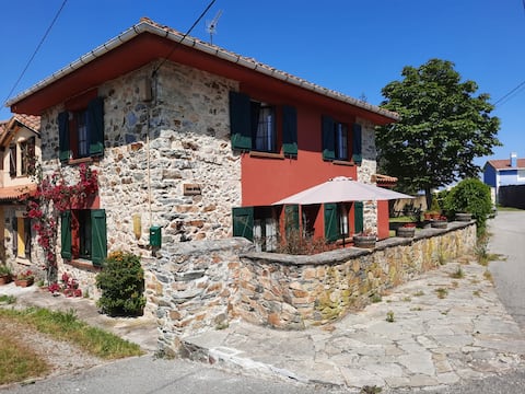 Cottage on the coast and Way of St James