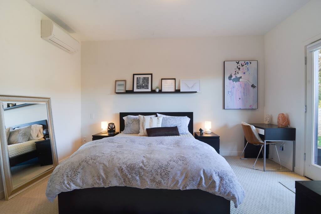Queen sized bed