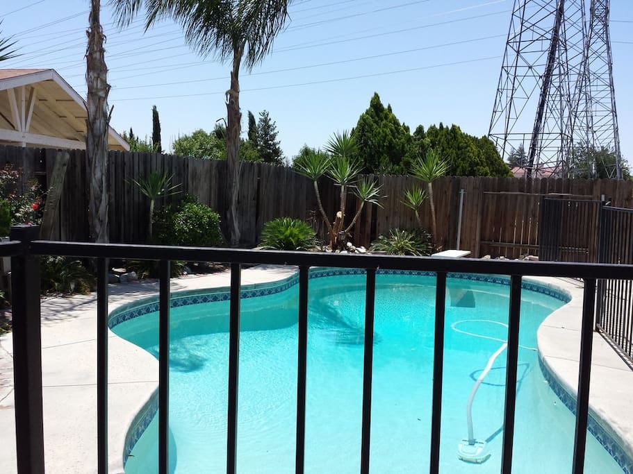 Access to sparkling pool anytime of day.
