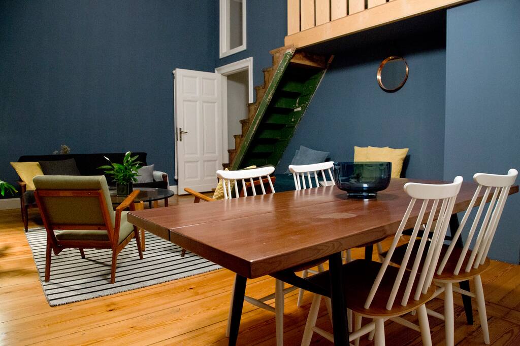Dining and living room