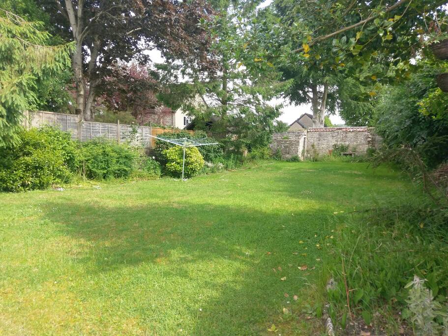 Private walled garden