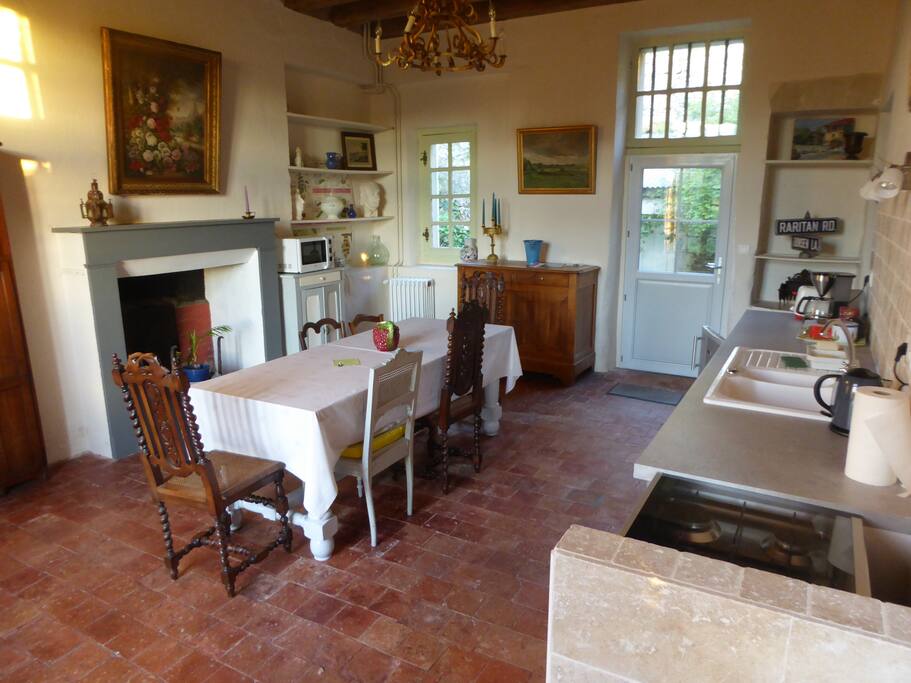 La cuisine salle-à-manger
