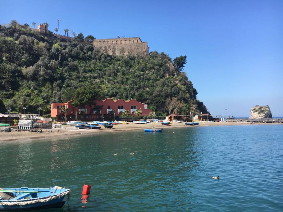 Vista spiaggia dalla strada