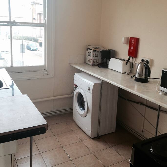 Shared kitchen next door