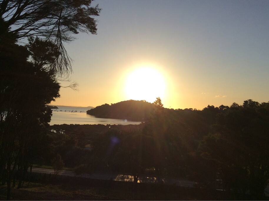 One of the many beautiful sunsets from the front deck