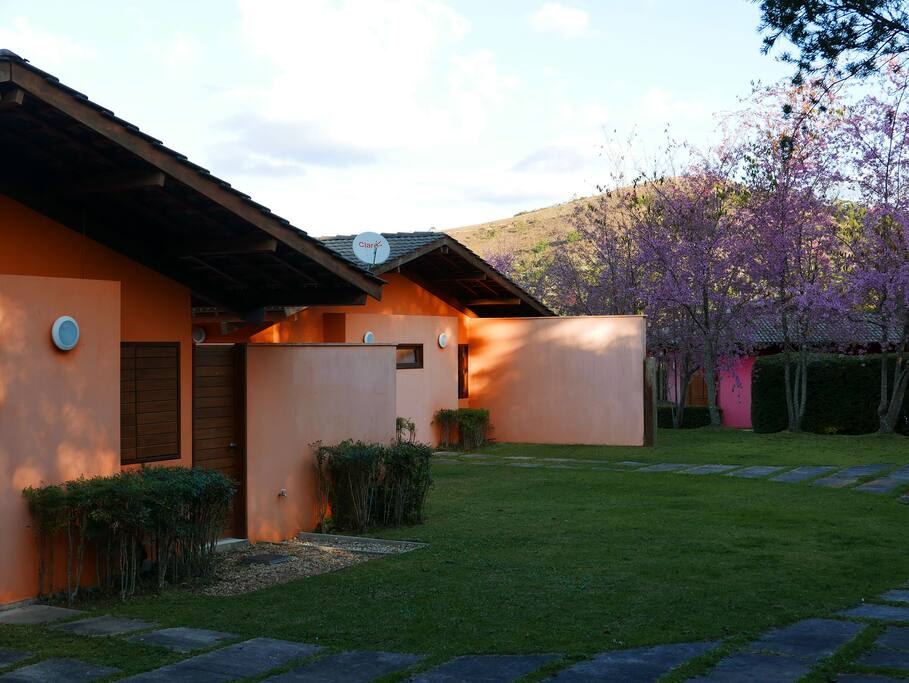Entrada das casas