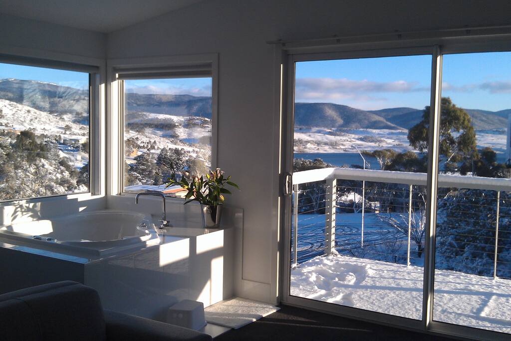 Private Balcony with Lake and Mountain View