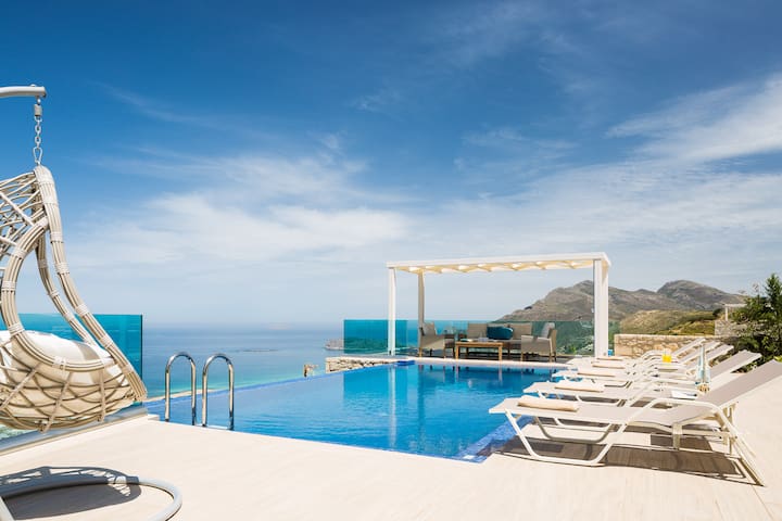 Villa Bonsai, pool, sea view, BBQ, luxury, quiet